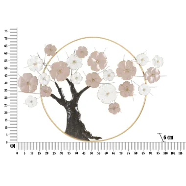 Panel ze stali TREE 101 x 6 x 72 cm